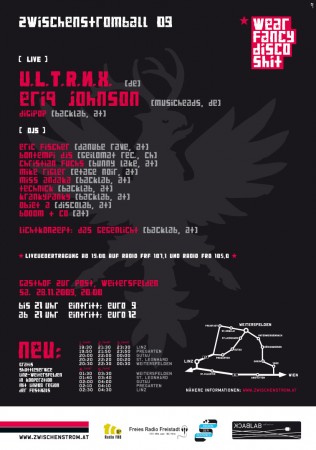 Zwischenstromball 2009 Flyer Back